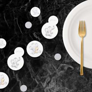 Confettis Baby shower Unisex Eléphant bébé moderne