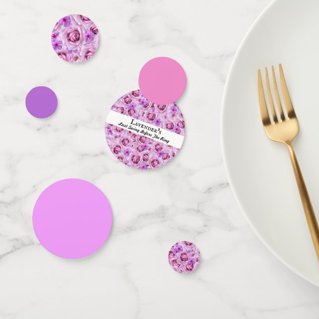 Confettis Bachelorette Party, Fête des mariées Golf Lavender (Groupe)