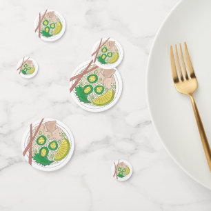 Confettis Baguettes de soupe à la nouille de poulet pour ali