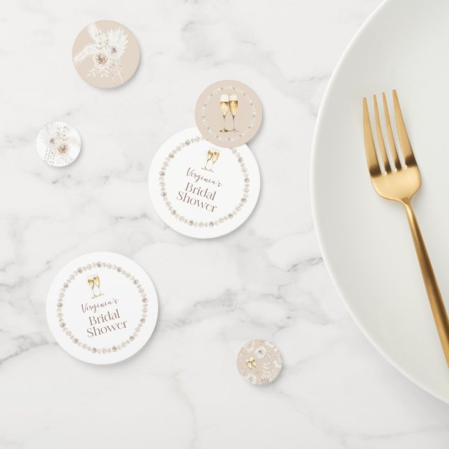 Confettis Baigne de mariée bohème (Groupe)