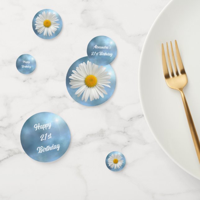 Confettis Baise blanche gaie (Groupe)
