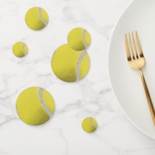 Confettis Balle de Tennis Jaune moderne