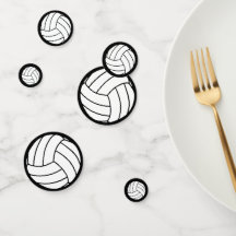 Ballons de volley-ball sport en noir