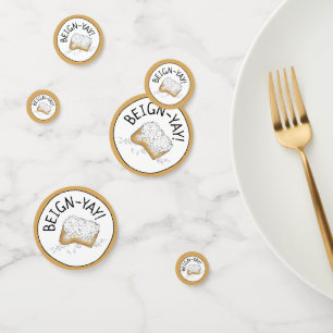 Confettis Beign-Yay ! Nouvelle-Orléans NOLA Beignet Pâtisser