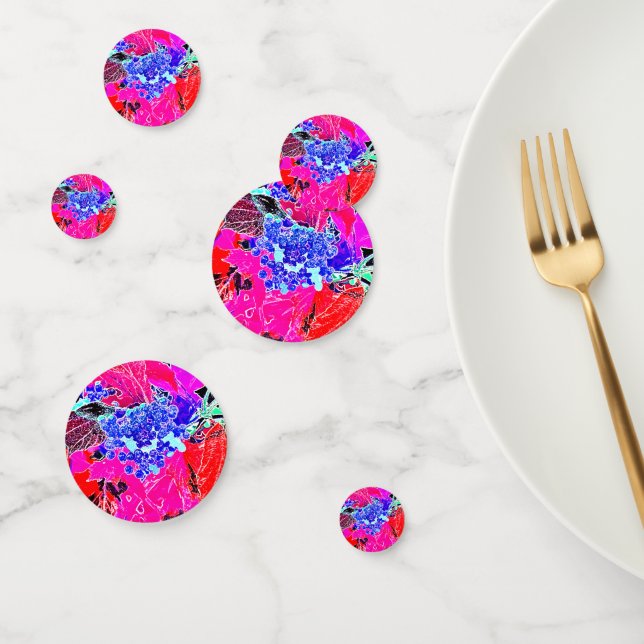 CONFETTIS BERRIES ET FEUILLES (Groupe)