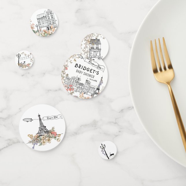 Confettis Bonjour Bebe Baby shower neutre pour les femmes (Groupe)