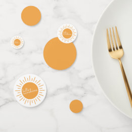 Confettis Bonjour Sunshine Boho Sunshine Genre Neutre