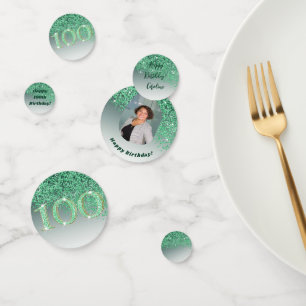 Confettis Bonne 100e anniversaire Chic Falling Parties scint