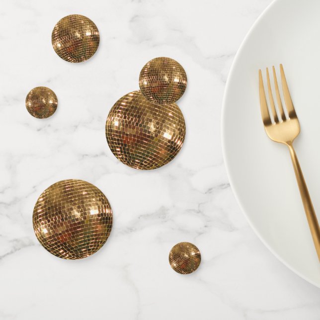 Confettis Boule Disco 2 en miroir (Groupe)
