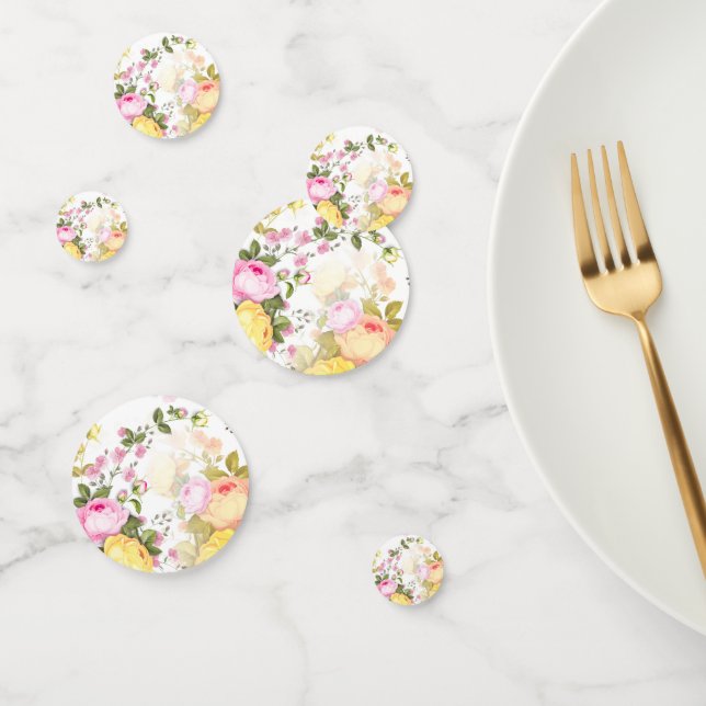 Confettis Bouquets de Roses 4 (Groupe)