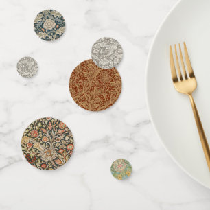 Confettis Bouton de fiancé de William Morris damassé antique