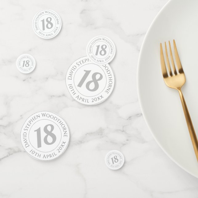 Confettis Célébration commémorative d'anniversaire Personnal (Groupe)