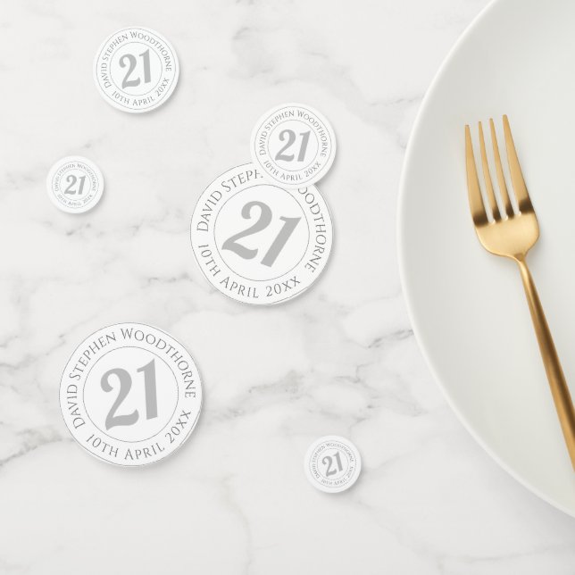 Confettis Célébration commémorative d'anniversaire Personnal (Groupe)