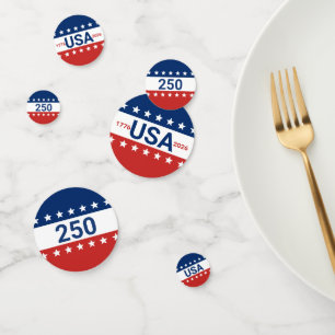 Confettis Célébration du 250e anniversaire des États-Unis