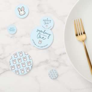 Confettis Certains Bunny personnalisés fête son premier anni