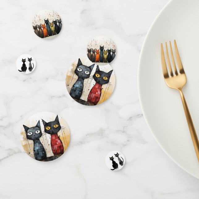 Confettis Chat  (Groupe)