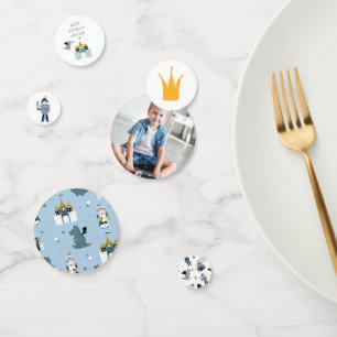 Confettis Chevaliers & Dragons   Table d'anniversaire person