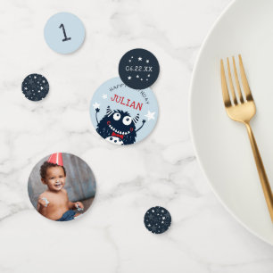 Confettis Ciel Petite fête d'anniversaire personnalisée Mo