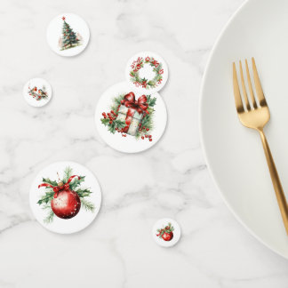 Confettis Classic Christmas Festive Party table scatter