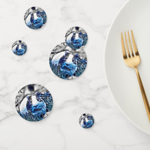Confettis cobaye bleu