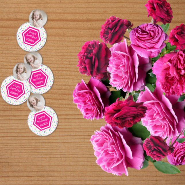 Confettis Coeurs arc-en-ciel 2e anniversaire (Créateur téléchargé)