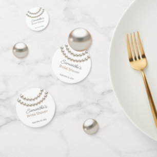 Confettis Collier de perles élégant pour Baby Shower