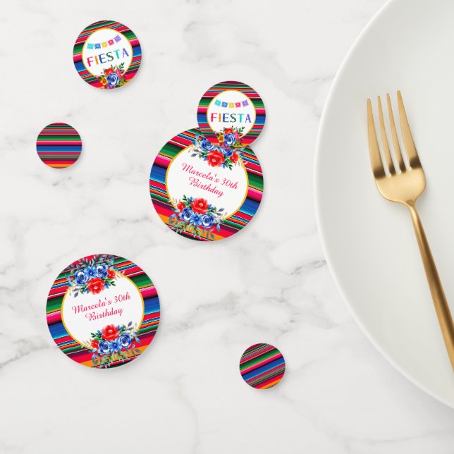 Confettis Coloré mexicain Serape Fiesta (Groupe)
