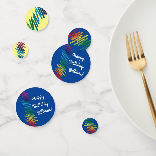 Confettis Crayons Anniversaire de enfant Party Art joli colo (Groupe)