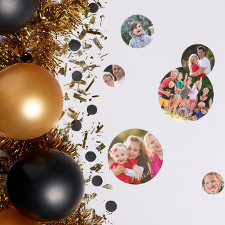 Confettis Créer un texte de photo personnalisé pour table de