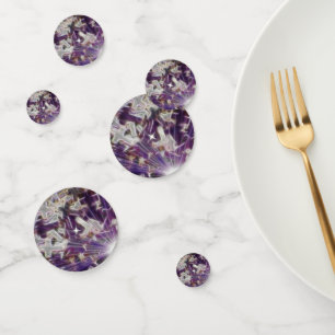 Confettis Croix violette et foi