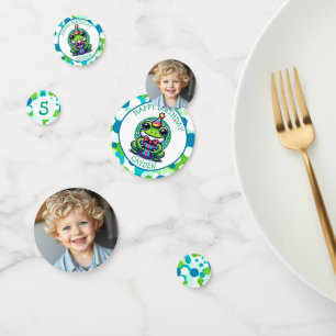 Confettis Cute Frog Theme Boy's Birthday Party