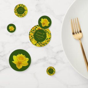 Confettis Daffodique de printemps jaune - Mariage