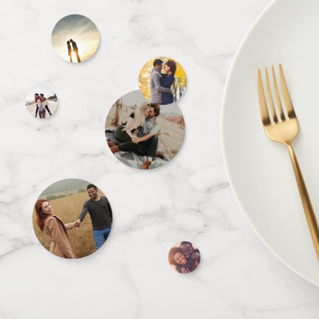 Confettis de décoration de fête d'engagement avec  (Groupe)