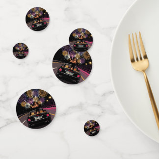 Confettis de fête de divorce juste célébré