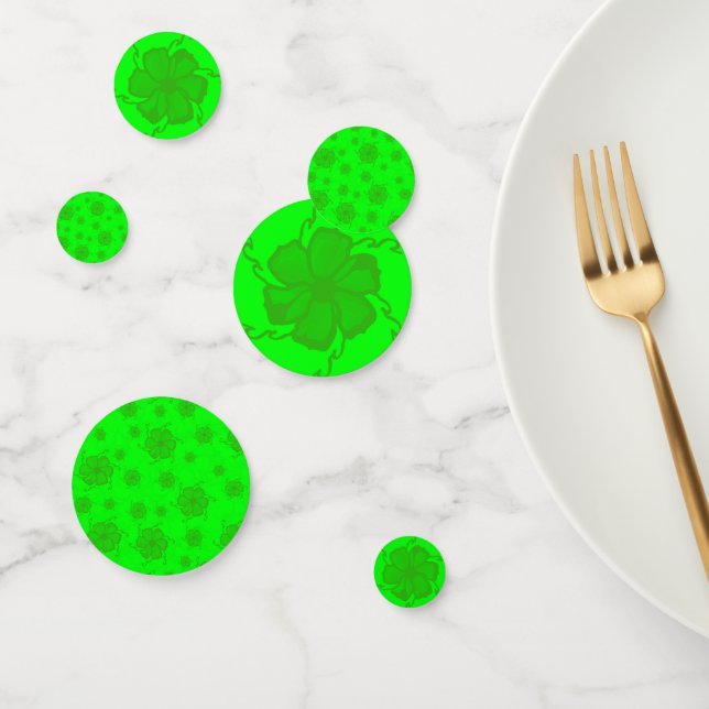 Confettis de fête FTF en vert (Groupe)