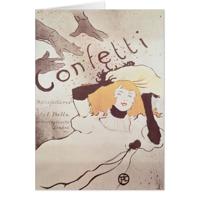 Confettis de Henri De Toulouse-Lautrec |, 1893 (Devant)