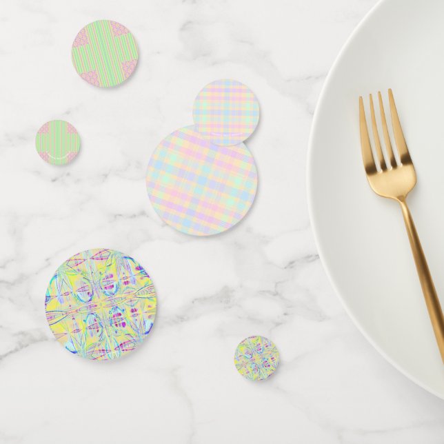 Confettis de papier pastel de Pâques pour fête (Groupe)