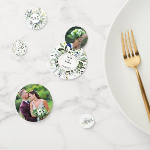 Confettis de réception de mariage Herbes et Verdur