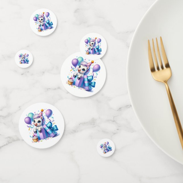 Confettis de table Chevalet d'anniversaire (Groupe)
