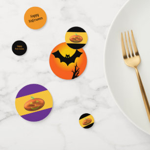 Confettis de table d'Halloween