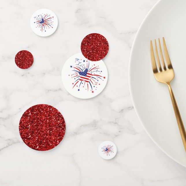 Confettis de table du 14 juillet (Groupe)