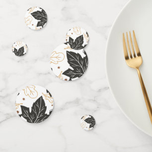 Confettis Décoration de table pour fête de feuilles d'automn