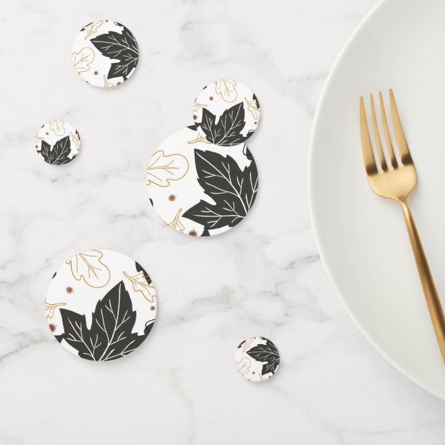 Confettis Décoration de table pour fête de feuilles d'automn (Groupe)