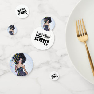 Confettis Dernier Fling avant la bague 3-Photo Bachelorette