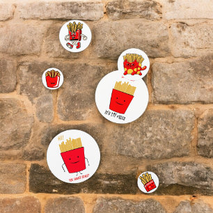 Confettis Dessin animé frites