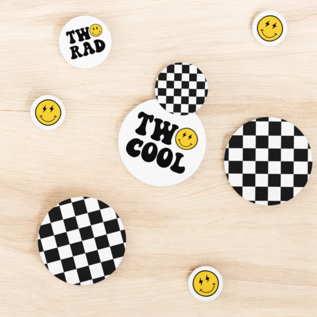 Confettis Deux Cool Boy Deuxième fête d'anniversaire (Créateur téléchargé)