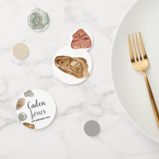 Confettis Dinosaur fossile enfant fête d'anniversaire confet (Groupe)