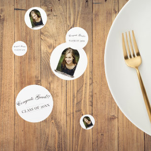 Confettis Diplôme photo du cadre de plume Boho