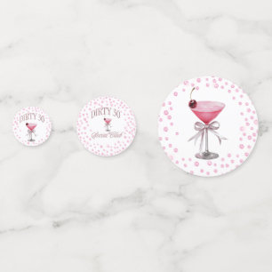 Confettis Dirty 30 Pink Coquette fête d'anniversaire
