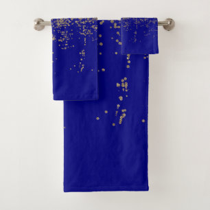 Confettis d'Ombre de gradient de bleu de cobalt de